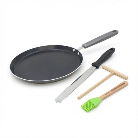 Elo Set chandeleur crêpière 26 cm et 3 ustensiles Ducato