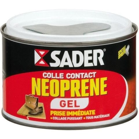 Sader Colle contact néoprène en gel tous matériaux pot de 250 ml