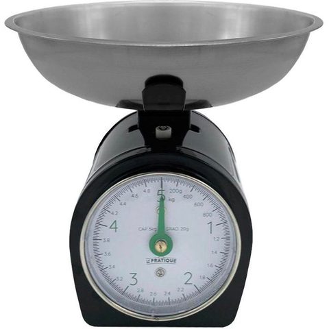 LE Pratique Balance de cuisine mécanique 5 kg bol inox amovible 21 cm