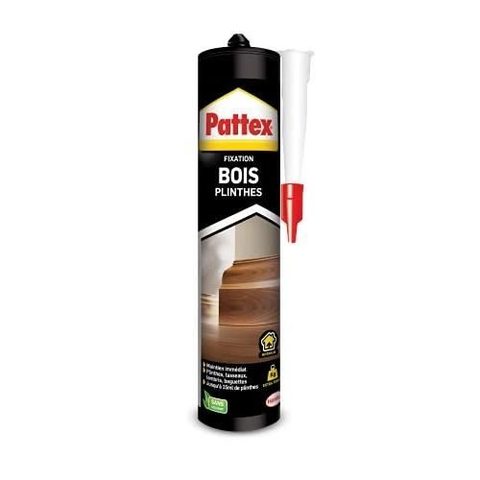 Pattex Colle fixation bois plinthes cartouche 380g
