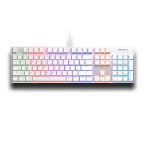 Cougar Clavier gaming - Gaming - ULTIMUSEX - Blanc - Clavier Mécanique Commutateurs, 1000 Hz, Effets RGB, Touches à Double Injection
