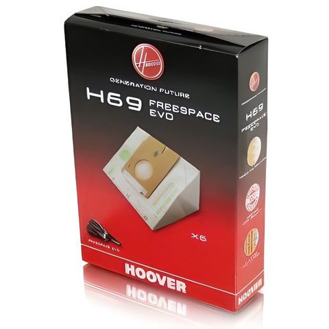 Hoover Sac Aspirateur - 35601053 - Lot de 5 - Conçu pour aspirateur - Collecte des poussières par sac