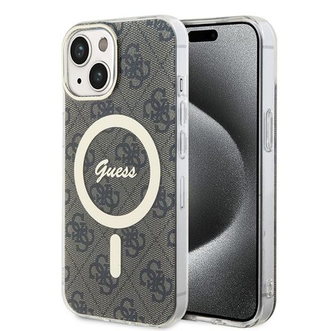 Guess Étui pour iPhone 15 6.1 étui rigide IML 4G MagSafe