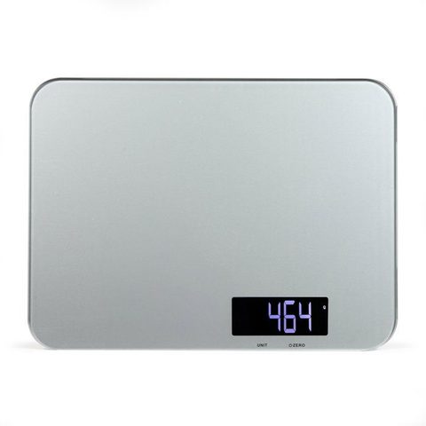 Livoo Balance de cuisine électronique - DOM548G - Verre - 15 kg - LCD rétroéclairé