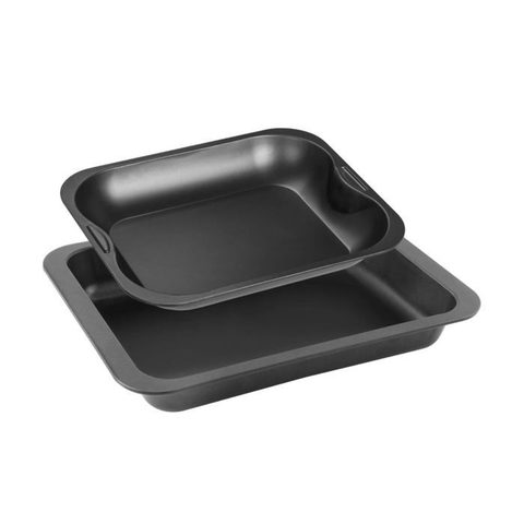 Zenker Ensemble de 2 plats de cuisson four rectangulaires 37 x 27 cm et 28 x 23 cm Special Cooking