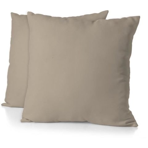 Home Linge Passion 2 taies d'oreiller microfibre 82 g - 63 x 63 cm