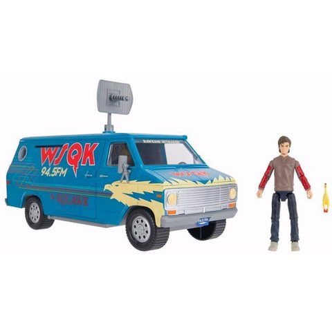 Jazwares Stranger Things- World Of Figure & Vehicle Packs (Steve with SQWK Van & Accys)