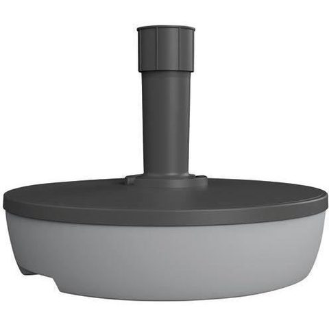 Eda Pied de parasol plastique gris 32kg