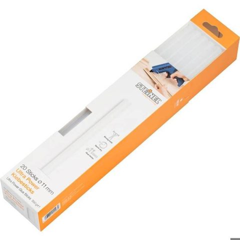 Steinel Lot de 20 bâtons de colle à chauffer UltraPower 11 mm 500gr trasparent 044930