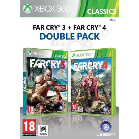 Jeux vidéo - UBISOFT - FAR CRY 3 et 4 - Xbox 360 - Double pack - Action-aventure
