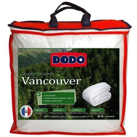 Dodo Couette Tempérée - Vancouver - 240 x 260 cm