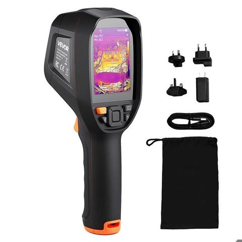 Vevor Caméra Thermique Imageur Thermique Portable Résolution TISR 512x384 pixels
