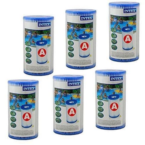 Intex Lot de 6 cartouches de filtration type A