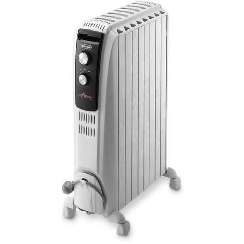 Delonghi Radiateur à bain d'huile 2000 W, pour 24 m², l.44 x P.16 x H.65 cm, Dragon 4 TRD40820