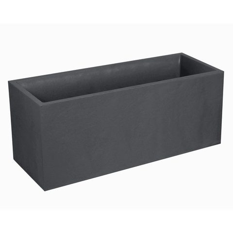 EDA Jardinière Gris Anthracite P. 100 X L. 40 Cm Volcania