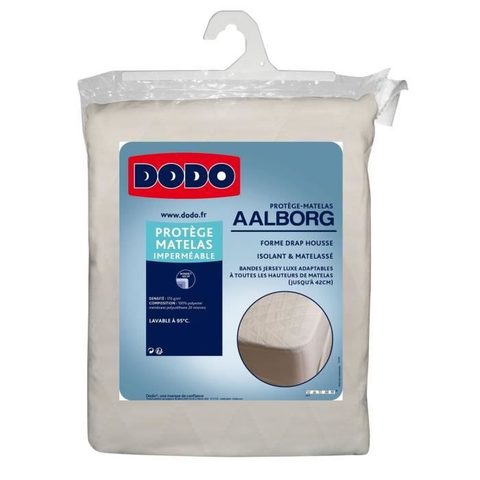 Dodo Protege matelas Aalborg - Matelassé et imperméable - 90x190 cm
