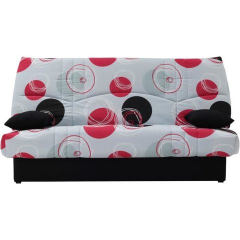Conforteam Clic clac 3 places DREAM - Tissu 100% Coton imprimé Planete - Couchage 125x190 cm - L190 x P92 x H96 cm