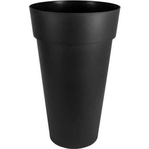 Eda Pot de fleurs Rond XXL - Toscane - Ø 48 x H 80 cm - Intérieur / Extérieur - 90 L