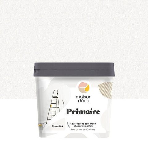 Maison Déco Primaire D'accrochage pour peinture a effet, blanc, 1.000 l