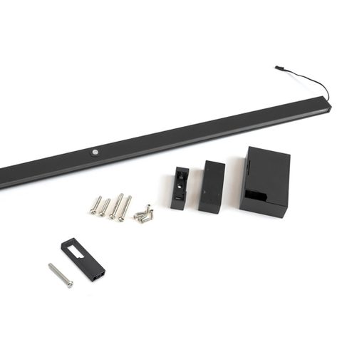 Emuca Barre de penderie Castor LED 1158 mm - batterie amovible et détecteur de mouvement