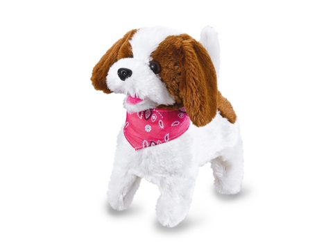 Jamara Chien en peluche RC « Lucky », avec pelage doux