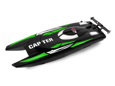 Jamara Bateau Télécommandé Capter Noir Et Vert 2,4 Ghz
