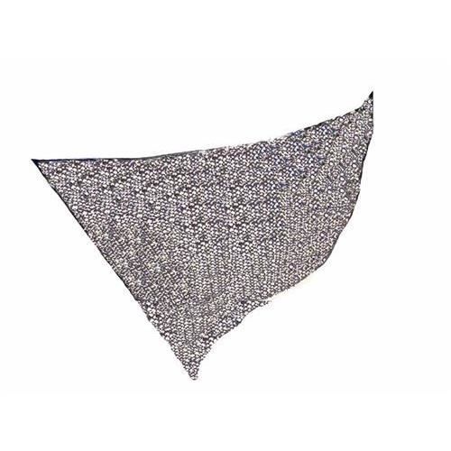 Jardideco Filet d'ombrage rectangulaire ardoise/blanc 3 x 2,40 m