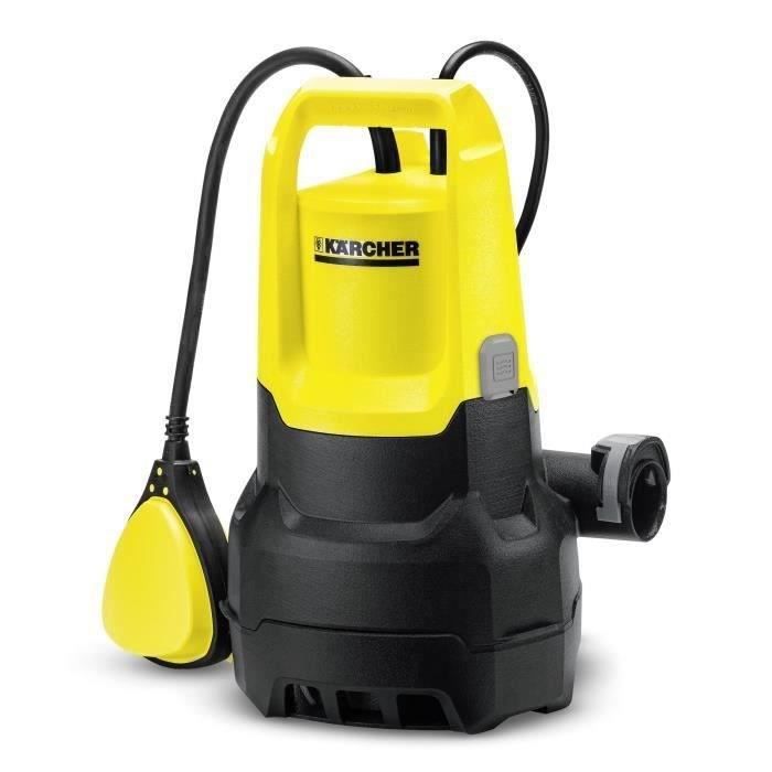 Karcher Pompe dévacuation eau chargée SP 1 Dirt - 250 W - Débit max: 5500 L/h - Pression: 0 45 bar