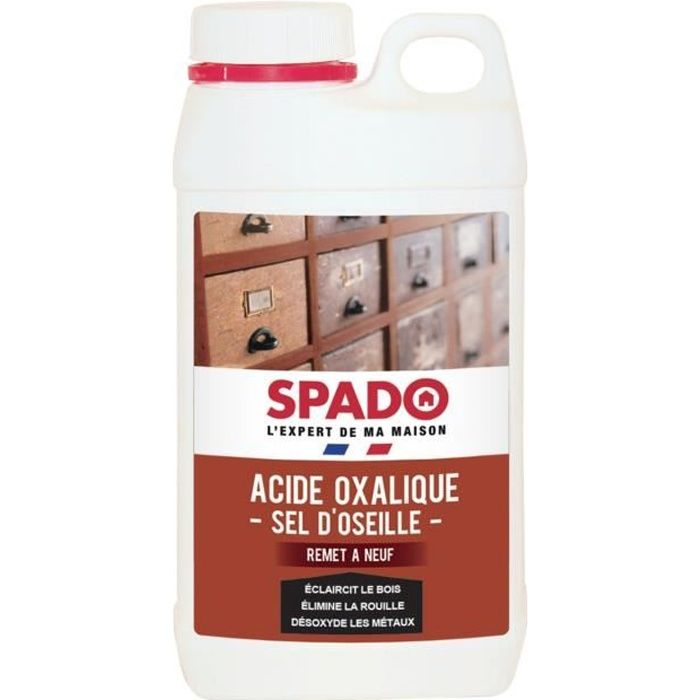 Spado Décapant acide oxalique sel d'oseille 750g