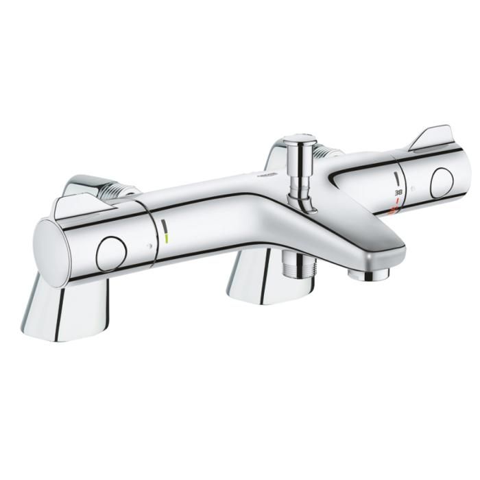 Grohe Robinet bain thermostatique Grohtherm 800 avec colonnettes