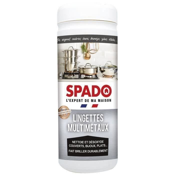 Spado Lingettes nettoyant multimetaux x35
