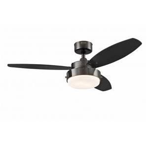 Westinghouse Ventilateur de plafond - ALLOY - Ø105 cm - Noir - Avec lumière - 3 vitesses
