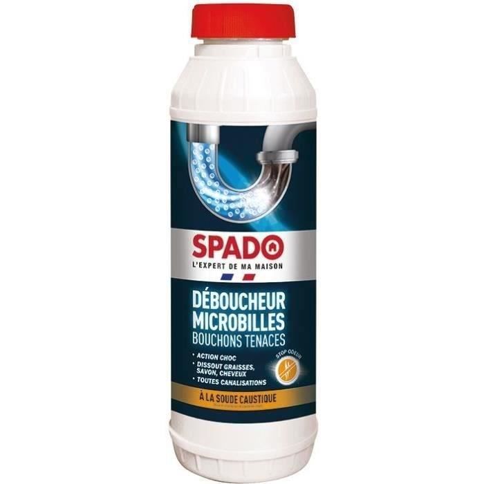 Spado Déboucheur microbilles pour bouchons tenaces 500 g