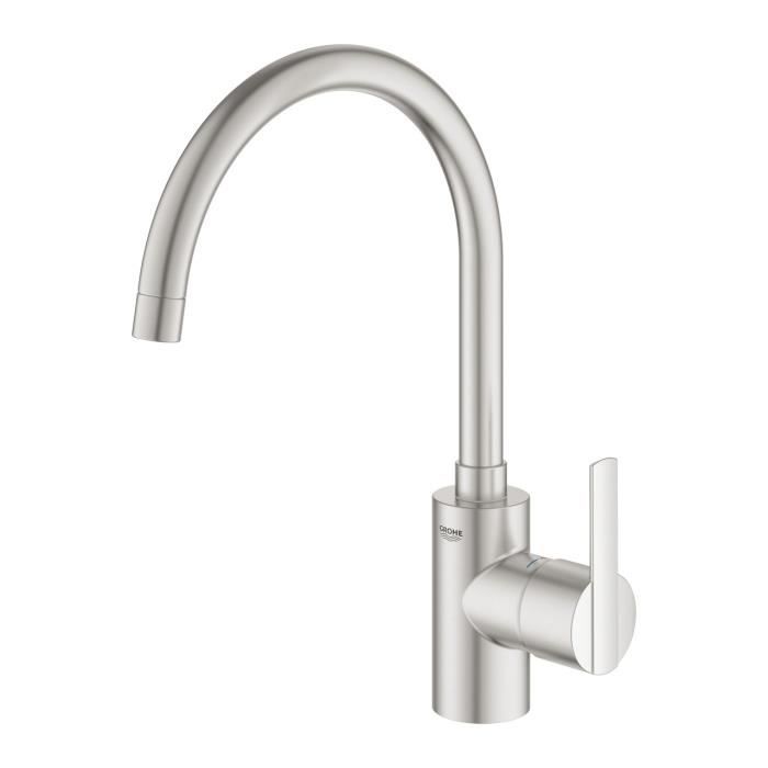 Grohe Mitigeur monocommande Evier Gris