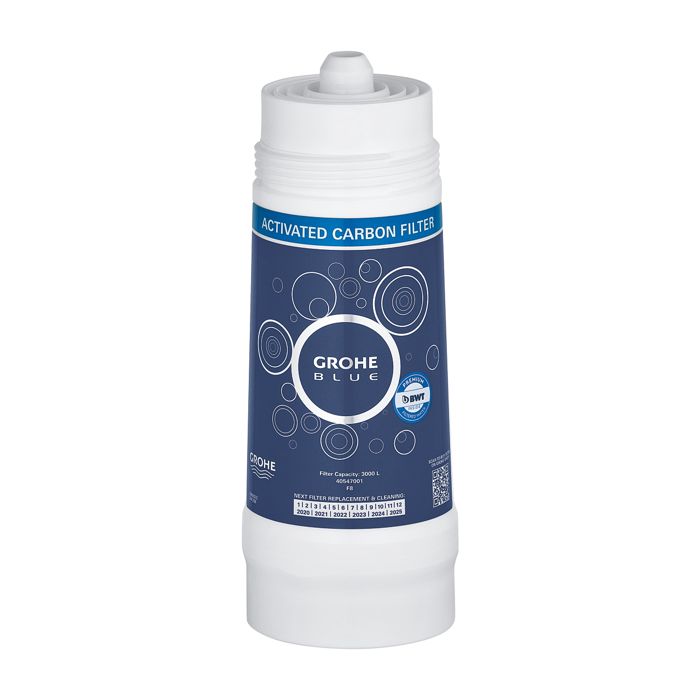 Grohe Filtre de remplacement - Blue Home - Charbon actif BWT - 3000 L - Eau