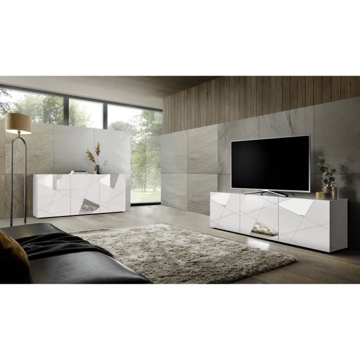Ensemble Sejour: Buffet 3P 181 cm + Meuble TV 181 cm - Victory