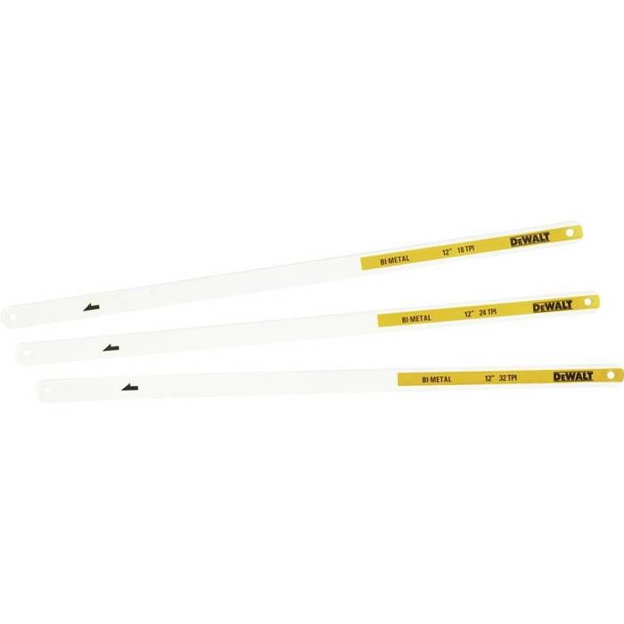 Dewalt Lames de scie bi-métal 300 mm 3 avec 18 / 24 / 32 TPI DWHT0-20558