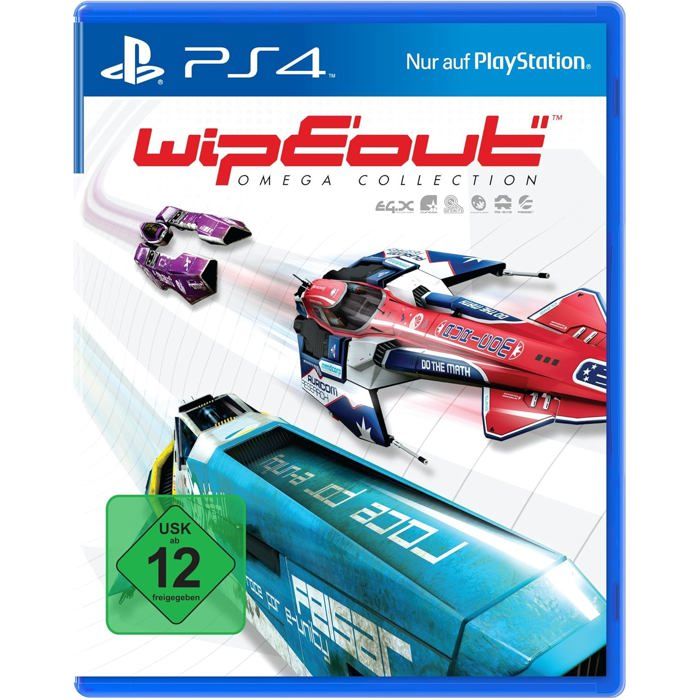 Jeu vidéo - PLAYSTATION - WipEout Omega - Antigravité - 26 pistes 46 vaisseaux - 4K 8 joueurs