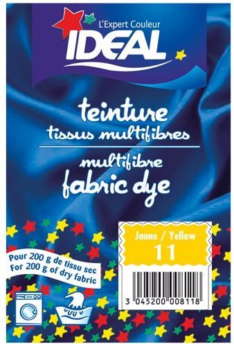 Ideal Teinture Textile Multifibres 15 g Jaune