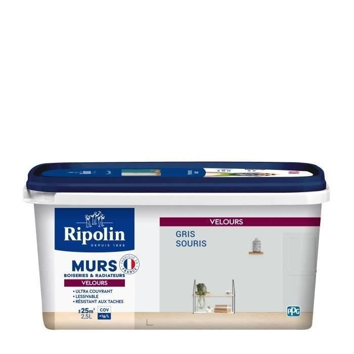 Ripolin Peinture Couleur Velours pour Murs Boiseries Radiateurs
