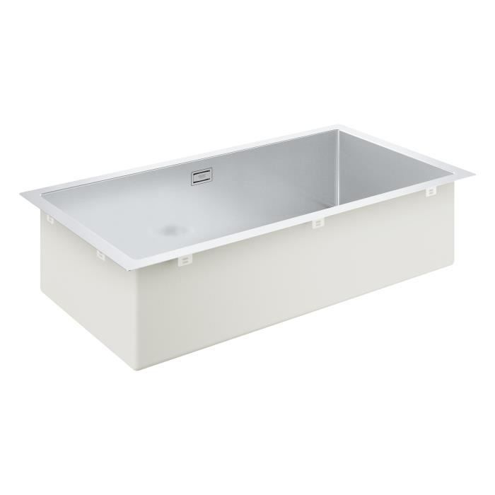 Grohe Évier en acier inoxydable K700 31580SD1 - A encastrer - 1 bac - sans égouttoir - 86 4x46 4 cm