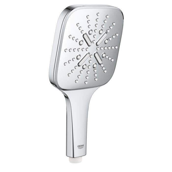 Grohe Rainshower SmartActive 130 Cube douchette 3 jets, chrome (G26550000)