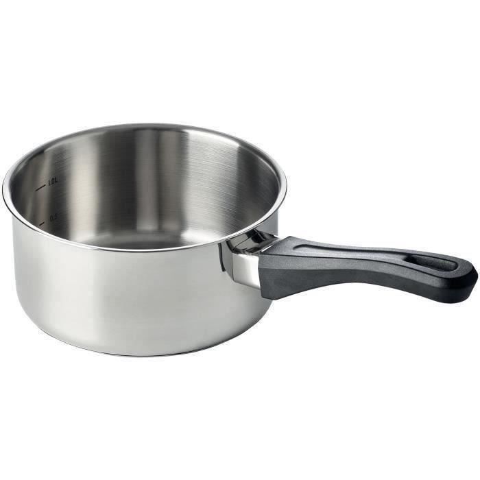 Beka LINE Poêle lisse Inox 20 cm - Chef Gris