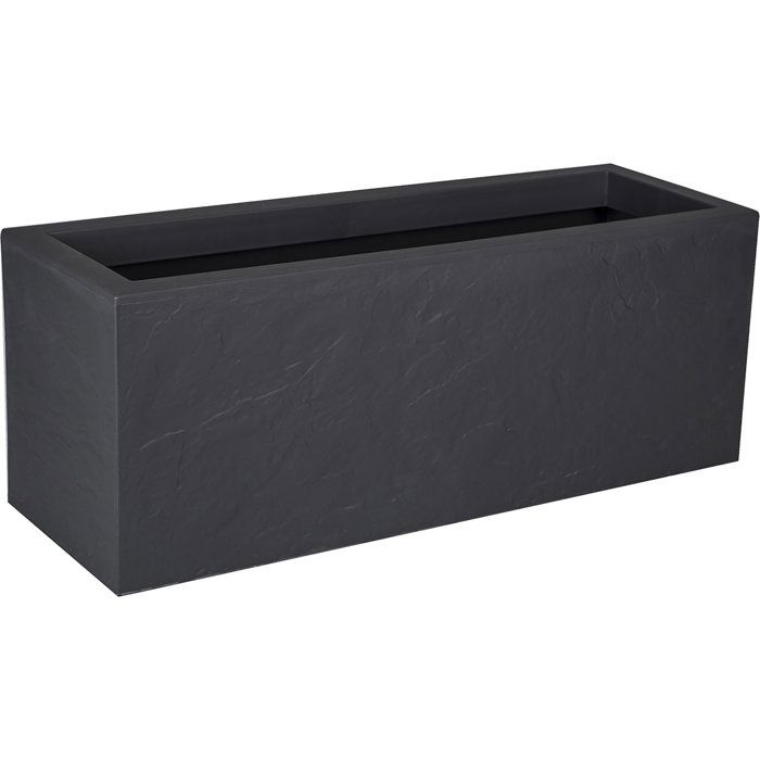 EDA Balconnière - Volcania Up - 25 L - Intérieur/Extérieur - Décor Pierre - 59 x 195 x H. 228 cm