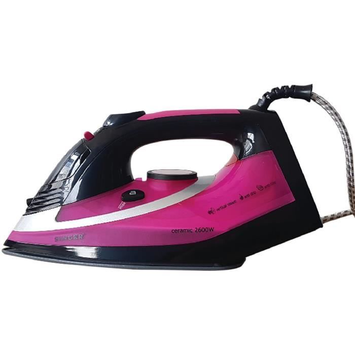 Singer STI 1740 - Fer à vapeur - semelle: acier inoxydable - 2600 Watt