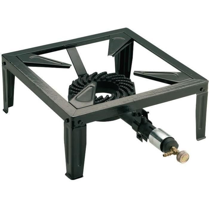 Kemper Réchaud à gaz en fonte carré - 7500W