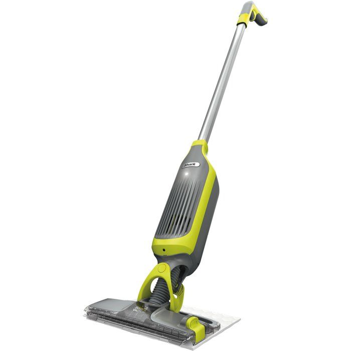 Shark Aspirateur balai laveur sans fil 2-en-1 VacMop - VM200EU - Nettoyage par pulvérisation - 152kg - Tampons jetables Gris