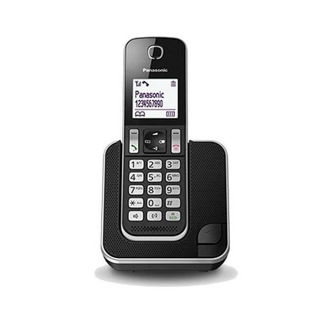 Panasonic KX-TGD310 Téléphone fixe sans fil Noir
