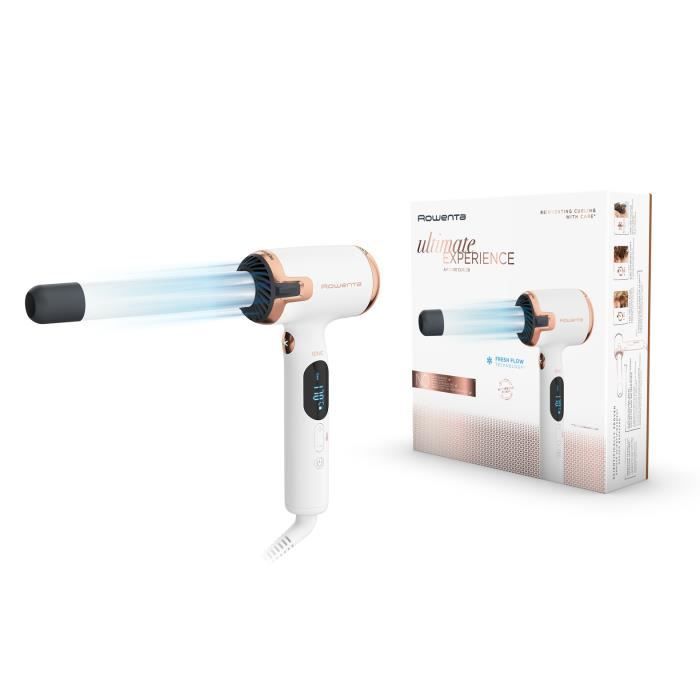 Rowenta CF4310F0 - Fer à boucler en forme de L - 8 températures - Technologie Flux dair frais
