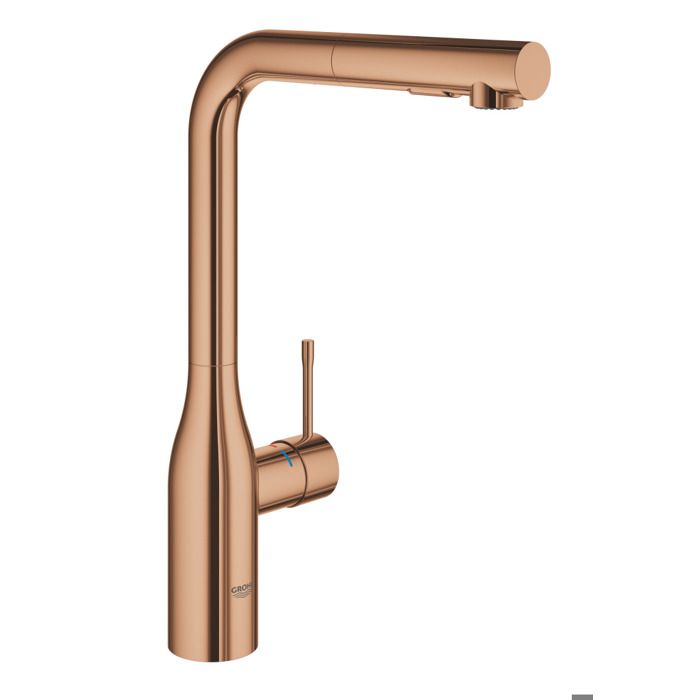 Grohe Robinet de cuisine bec extractible Marron